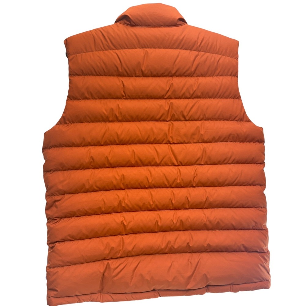Fjallraven Greenland Down linner Vest Mens size L Burnt Orange Puffer Full Zip - Picture 5 of 12